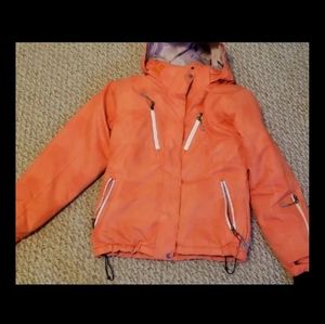 Orange winter coat